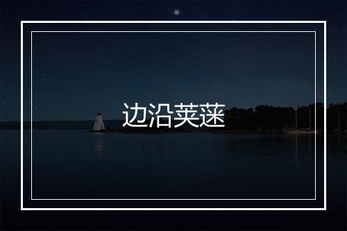 边沿荚蒾