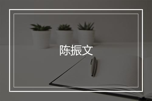 陈振文