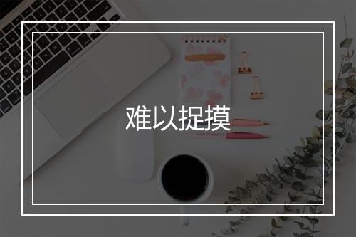 难以捉摸