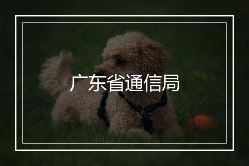 广东省通信局