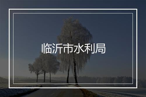 临沂市水利局