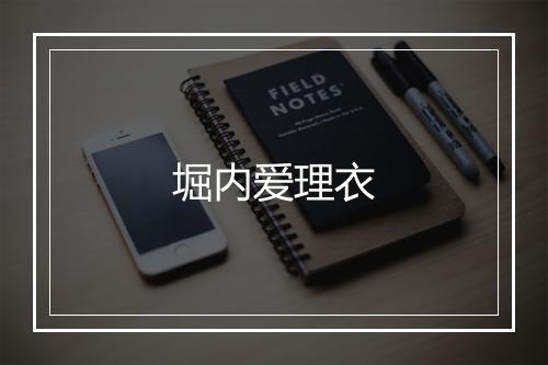 堀内爱理衣