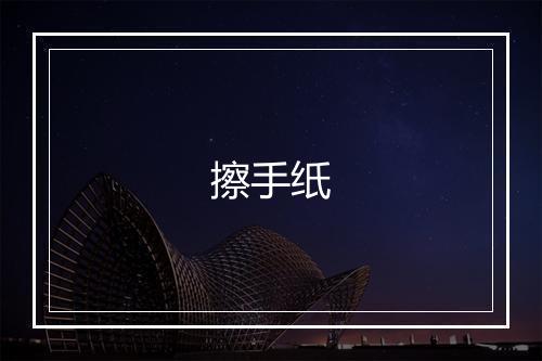 擦手纸