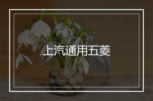 上汽通用五菱