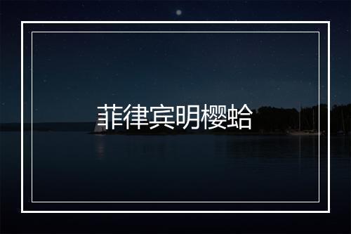 菲律宾明樱蛤