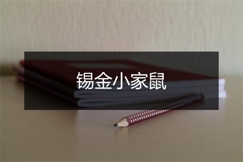 锡金小家鼠