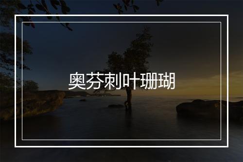 奥芬刺叶珊瑚