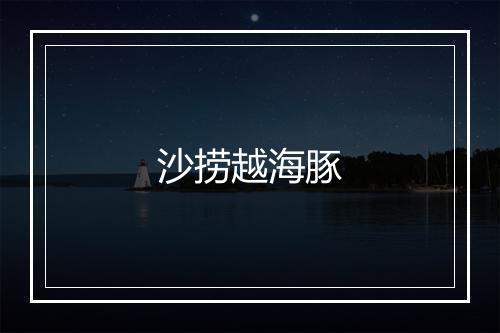 沙捞越海豚