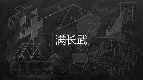 满长武