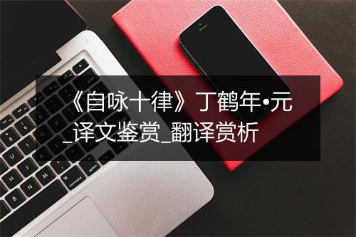 《自咏十律》丁鹤年•元_译文鉴赏_翻译赏析