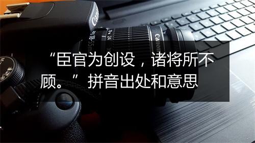 “臣官为创设，诸将所不顾。”拼音出处和意思