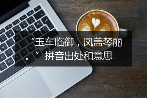 “玉车临御，凤盖棽丽。”拼音出处和意思