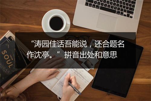 “涛园佳话吾能说，还合题名作沈亭。”拼音出处和意思