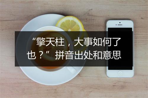 “擎天柱，大事如何了也？”拼音出处和意思