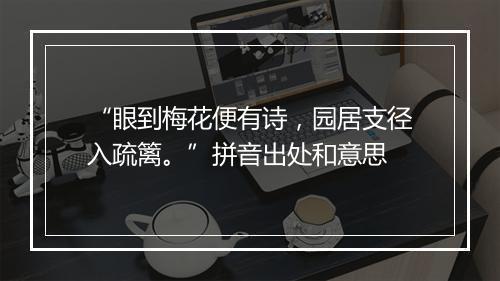 “眼到梅花便有诗，园居支径入疏篱。”拼音出处和意思