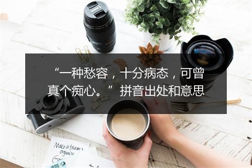 “一种愁容，十分病态，可曾真个痴心。”拼音出处和意思