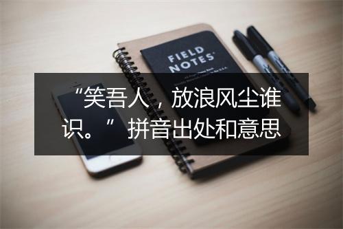 “笑吾人，放浪风尘谁识。”拼音出处和意思