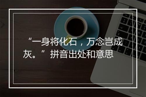 “一身将化石，万念岂成灰。”拼音出处和意思