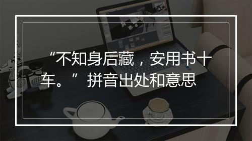 “不知身后藏，安用书十车。”拼音出处和意思