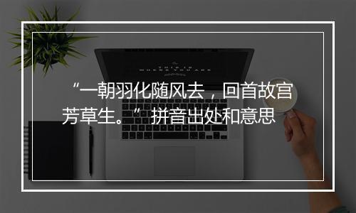 “一朝羽化随风去，回首故宫芳草生。”拼音出处和意思