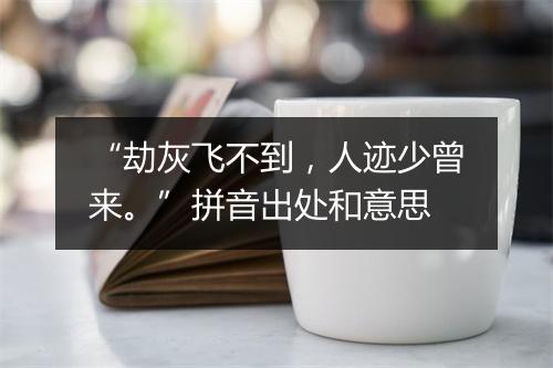 “劫灰飞不到，人迹少曾来。”拼音出处和意思